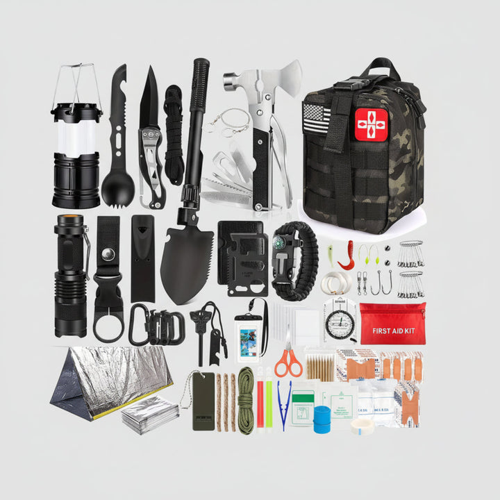 72-Hour Survival Kit Emergency Backpack with First Aid & Outdoor Tools