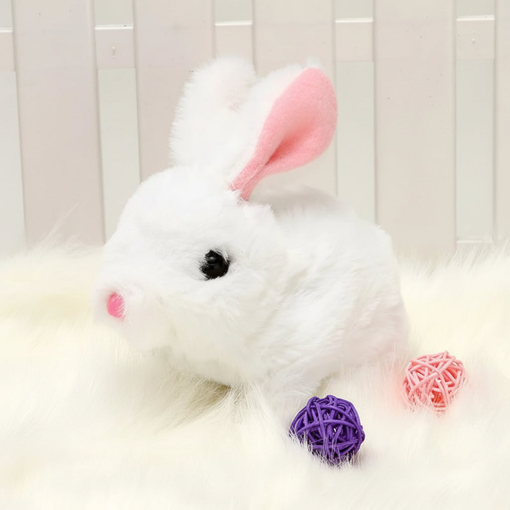 Interactive Walking Bunny Toy with Sound – Plush Rabbit for Kids