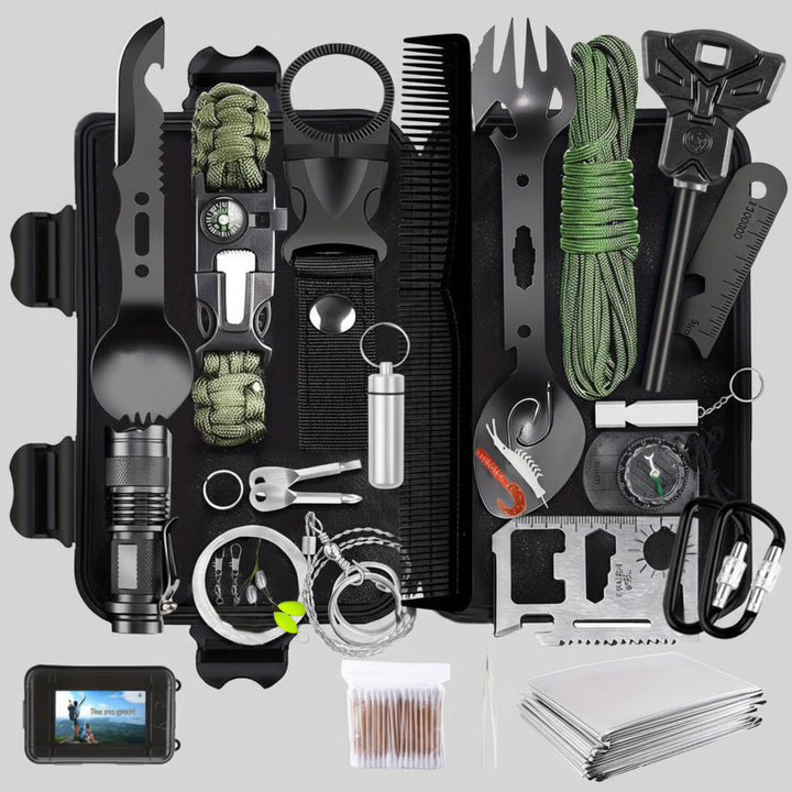 72-Hour Survival Kit Emergency Backpack with First Aid & Outdoor Tools
