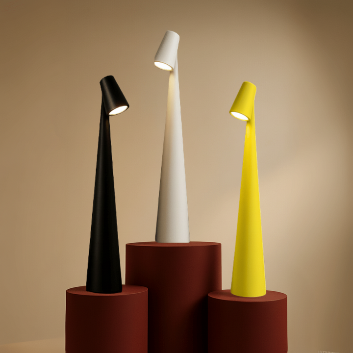 Rechargeable Table Lamp – Cordless LED Metal Lamp for Indoor & Outdoor Use