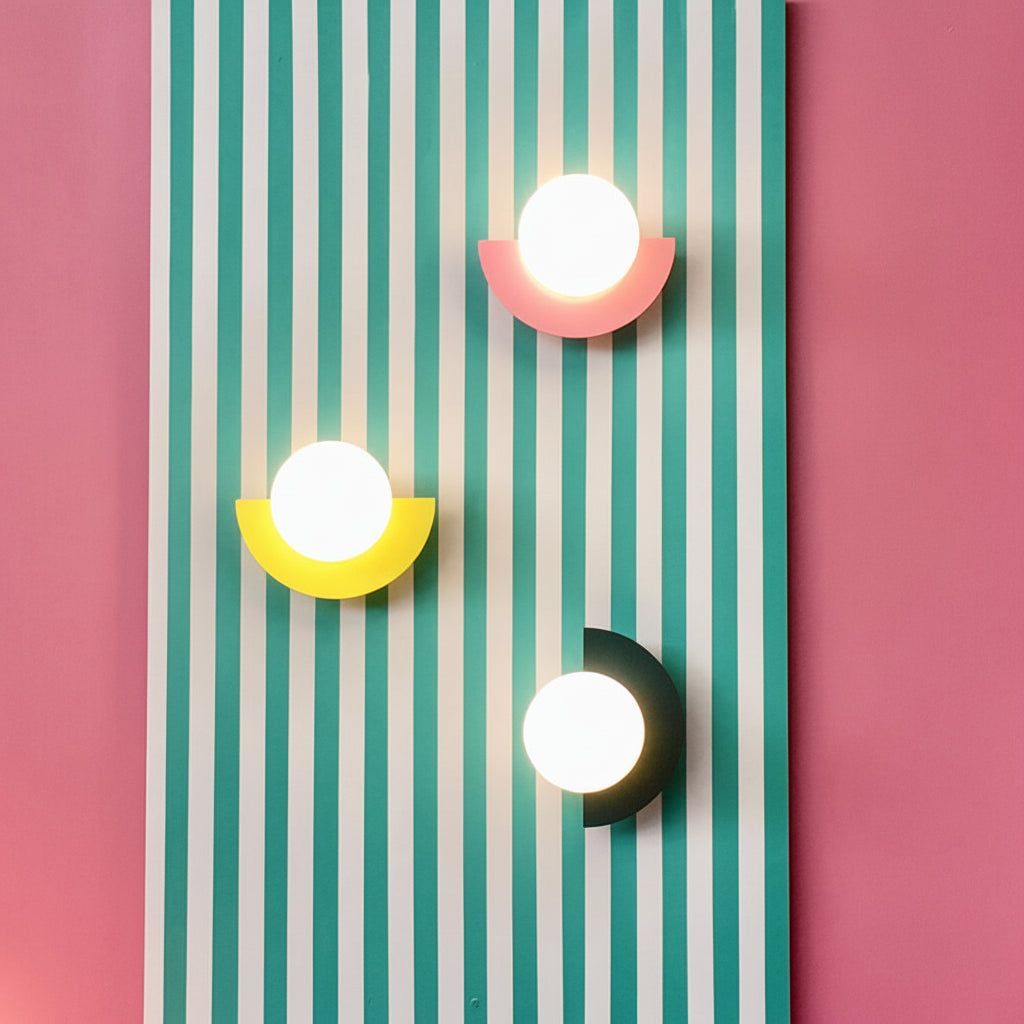Glass Globe Wall Sconce Modern Minimalist Light