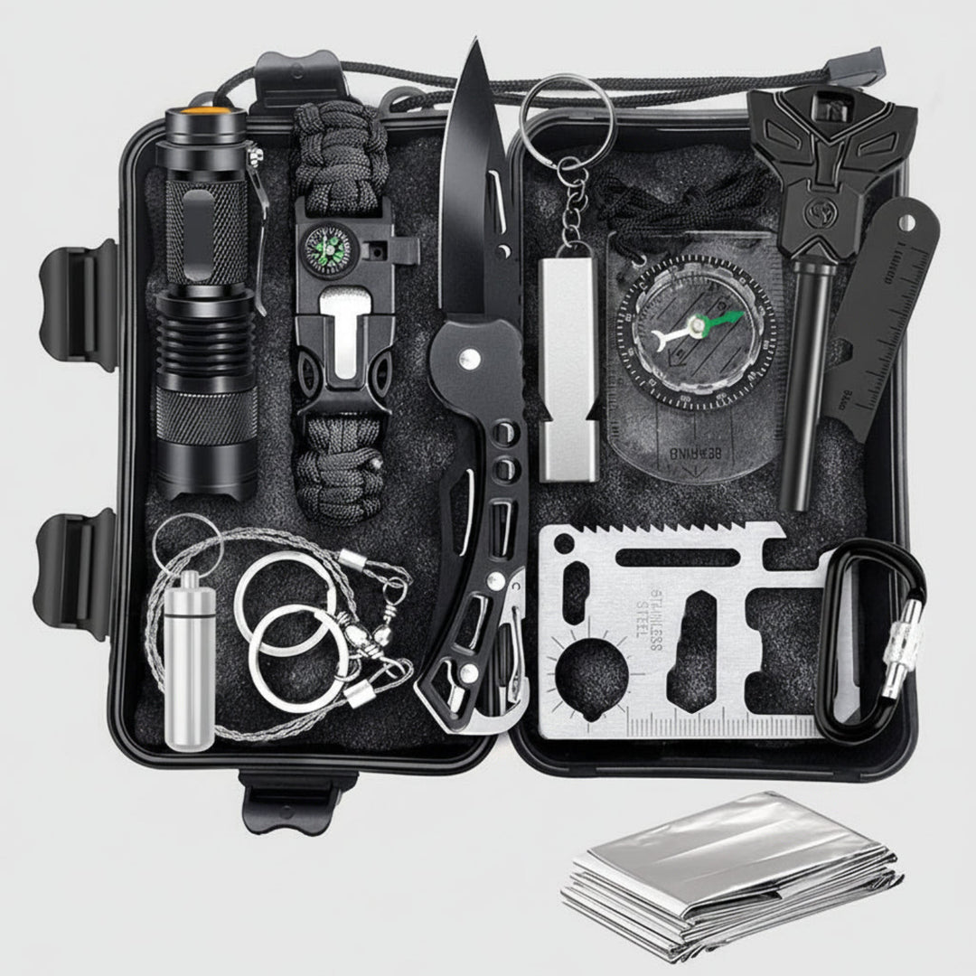 72-Hour Survival Kit Emergency Backpack with First Aid & Outdoor Tools