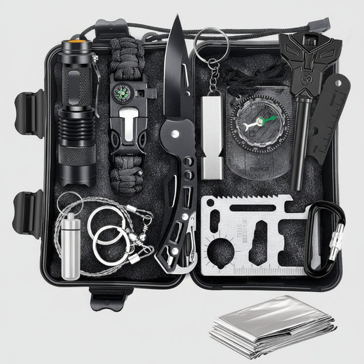 72-Hour Survival Kit Emergency Backpack with First Aid & Outdoor Tools