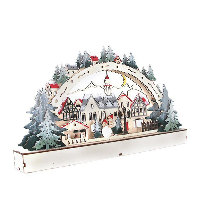 24 Compartments Ambience Christmas Wooden Advent Calendar - Image 6
