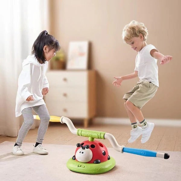 3-In-1 Active Play Toy For With Jumping Ring Toss And Rocket Launching - Image 1