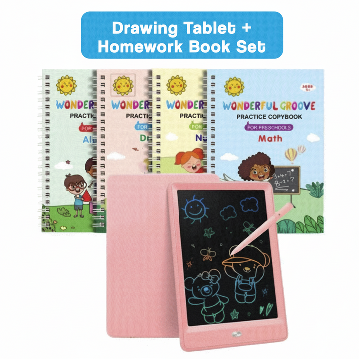 LCD Writing Tablet for Kids – Colorful Drawing Board, Reusable Doodle Pad, Screen-Free Learning Toy