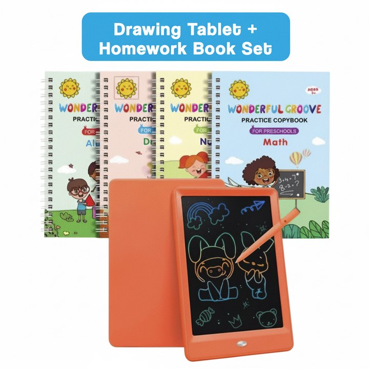 LCD Writing Tablet for Kids – Colorful Drawing Board, Reusable Doodle Pad, Screen-Free Learning Toy