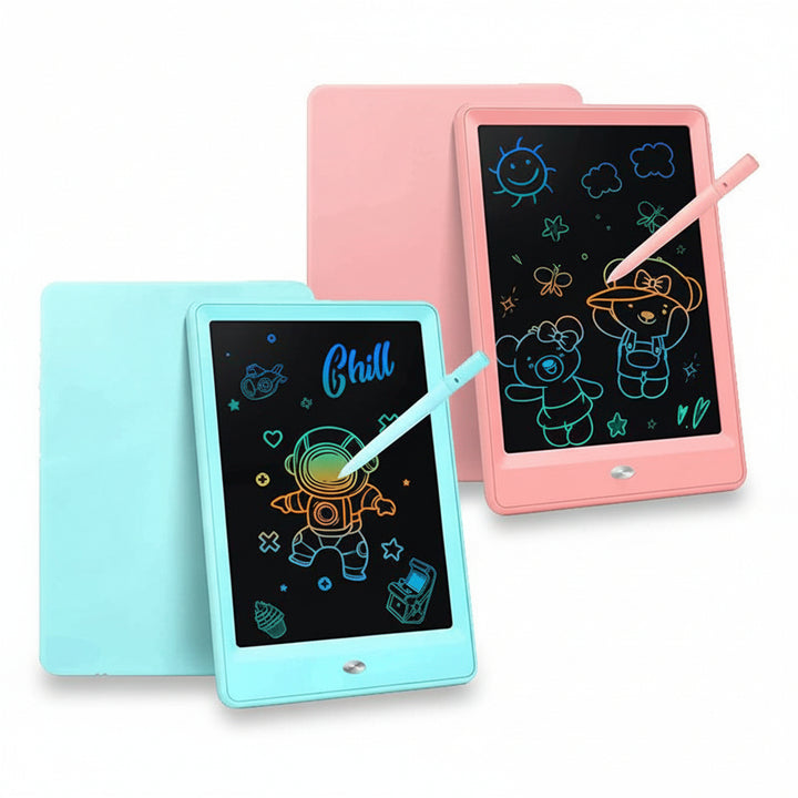 LCD Writing Tablet for Kids – Colorful Drawing Board, Reusable Doodle Pad, Screen-Free Learning Toy
