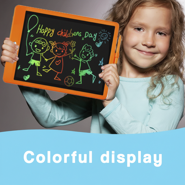 LCD Writing Tablet for Kids – Colorful Drawing Board, Reusable Doodle Pad, Screen-Free Learning Toy