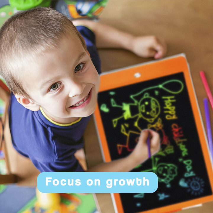 LCD Writing Tablet for Kids – Colorful Drawing Board, Reusable Doodle Pad, Screen-Free Learning Toy
