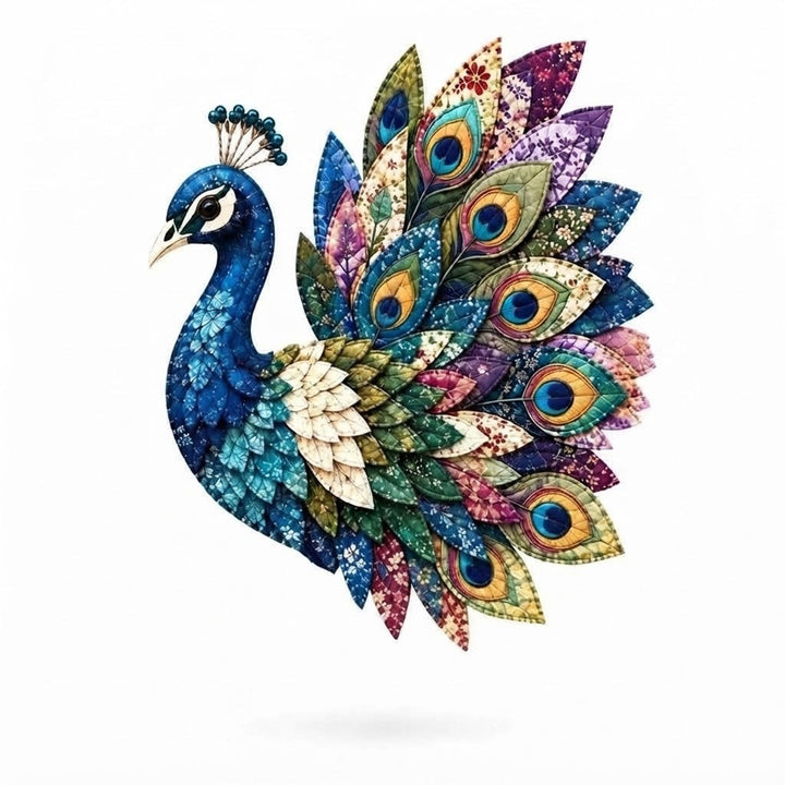 3D Fabric Bird Craft Kit With Felt Feathers For Diy Home Decor - Image 6