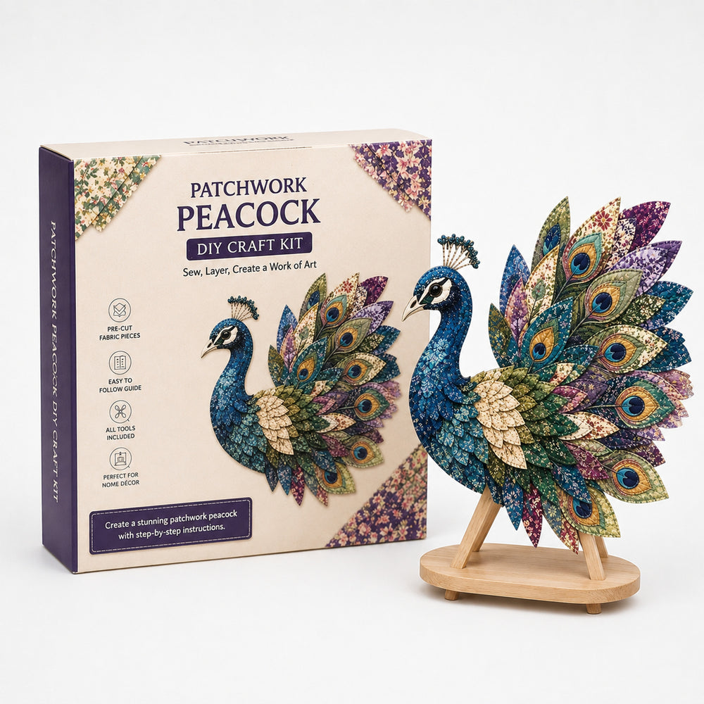 3D Fabric Patchwork Bird Kit By Wingmend Layered Textile Craft With Free Tracked Shipping - Image 2