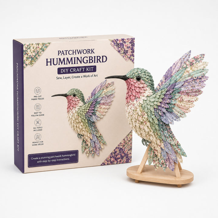 3D Fabric Patchwork Bird Kit By Wingmend Layered Textile Craft With Free Tracked Shipping - Image 10
