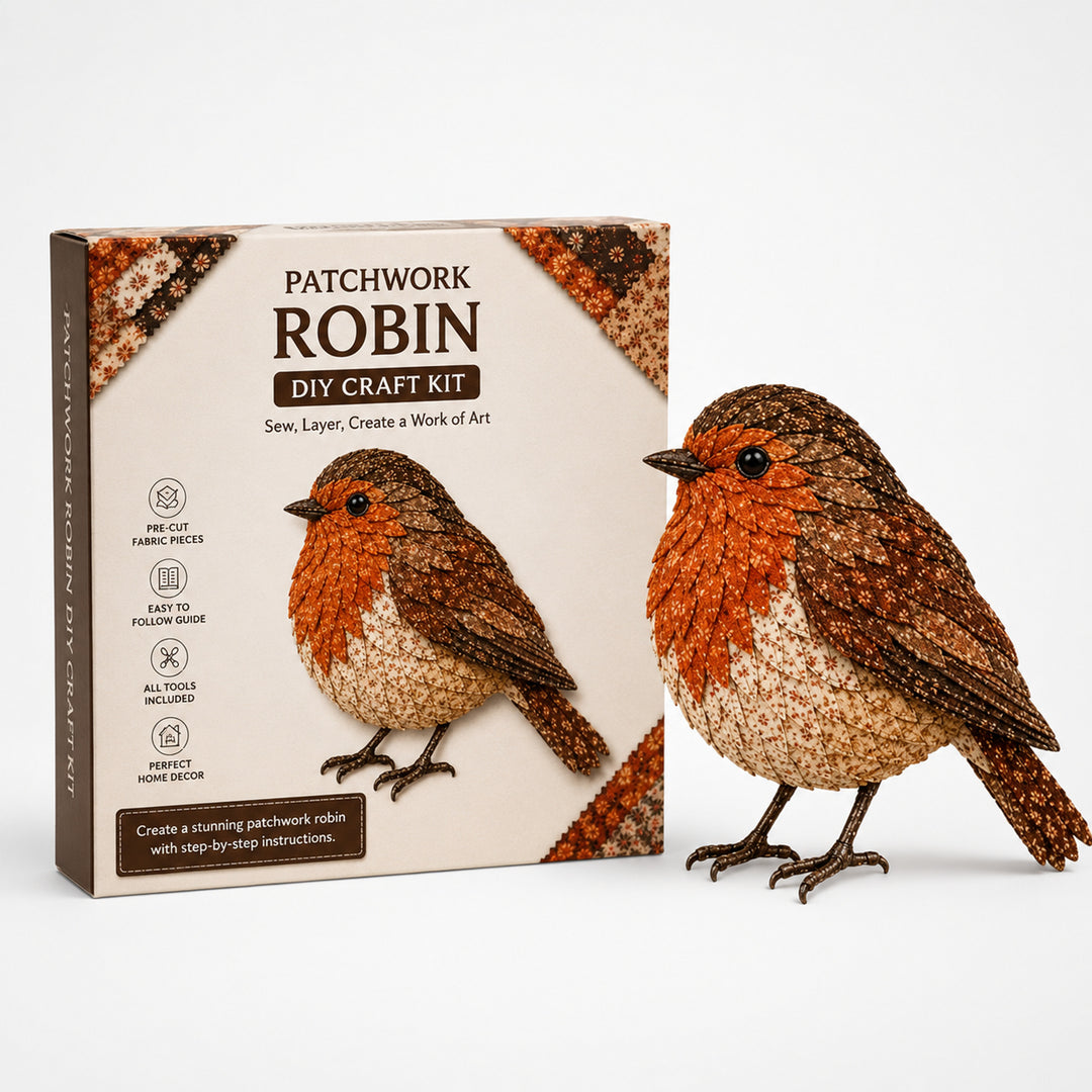 3D Fabric Patchwork Bird Kit By Wingmend Layered Textile Craft With Free Tracked Shipping - Image 15