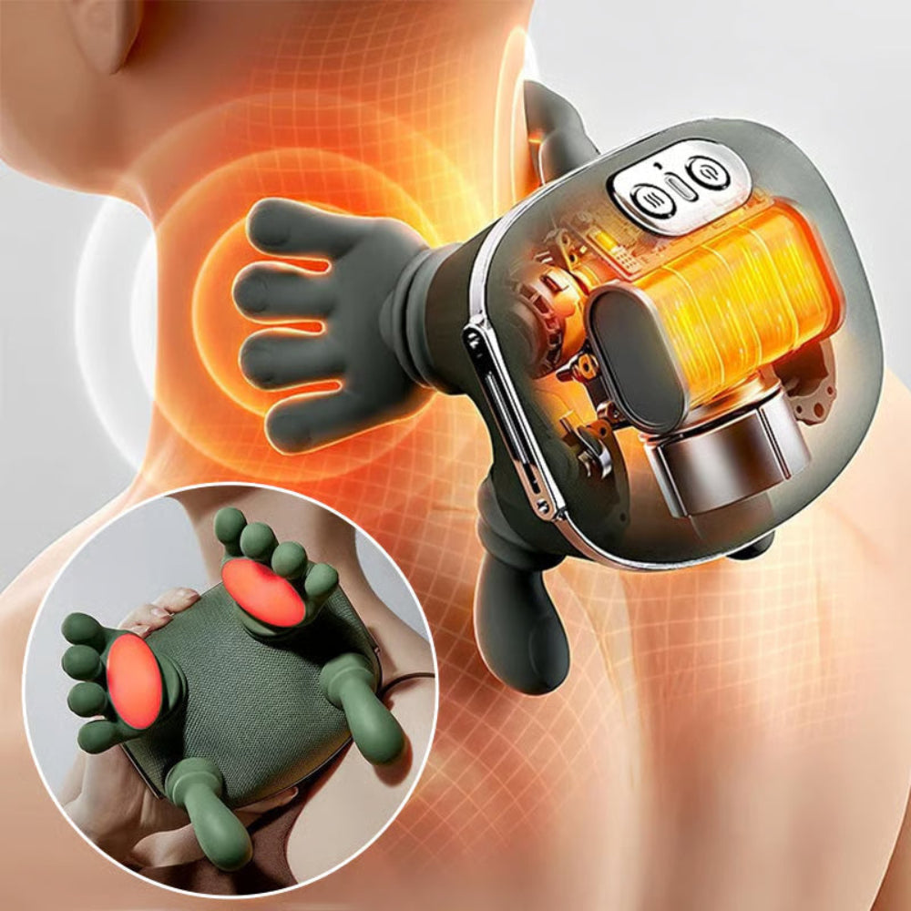 Nackmassager med värme och vibration – lindra spänningar och muskelvärk