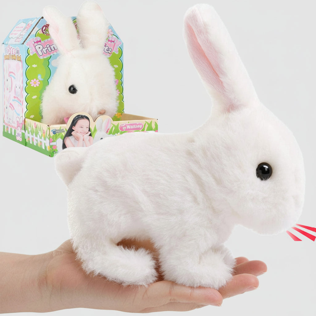 Interactive Walking Bunny Toy with Sound – Plush Rabbit for Kids