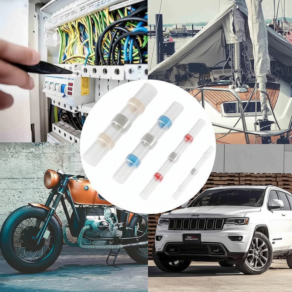 Waterproof Heat Shrink Wire Connectors – Solder Seal Electrical Kit for Automotive & Marine