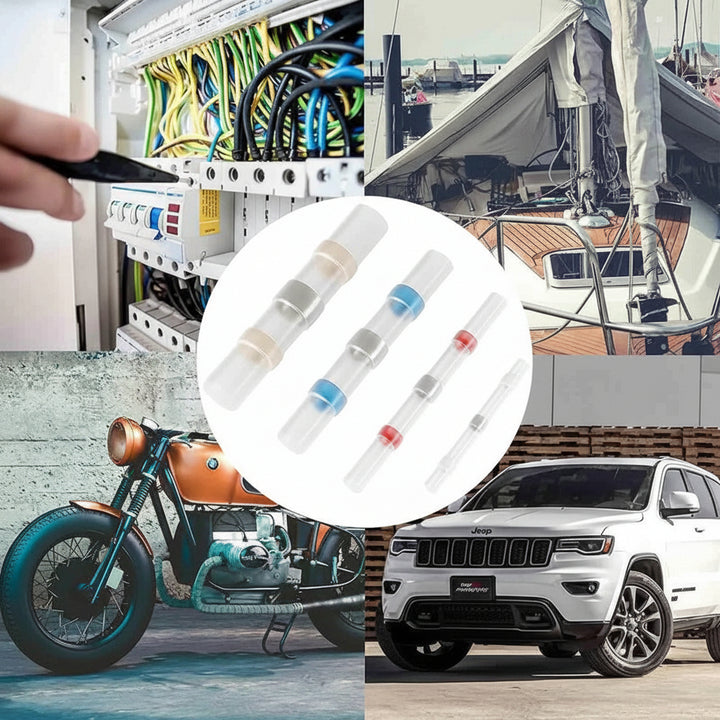 Waterproof Heat Shrink Wire Connectors – Solder Seal Electrical Kit for Automotive & Marine