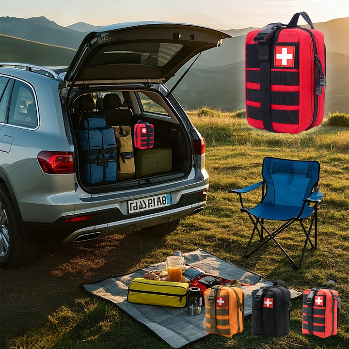 Portable First Aid Kit – Emergency Survival Set for Car, Travel & Home