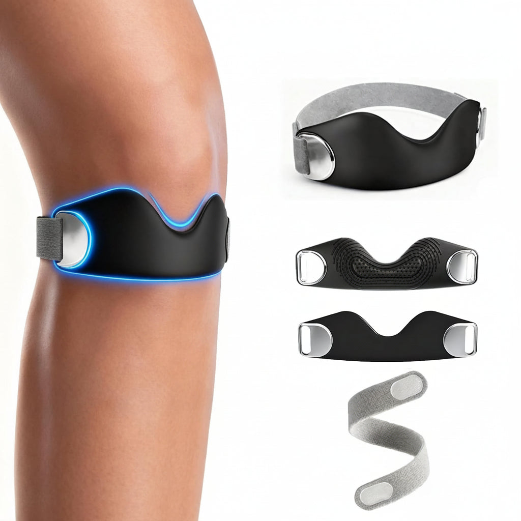 Fascia per Ginocchio per Saltatori Supporto Regolabile per Tendinite del Ginocchio