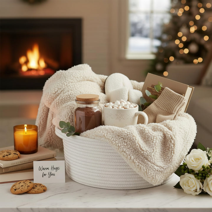 Aufbewahrungskorb Baumwolle Geflochten Organizer Geschenk