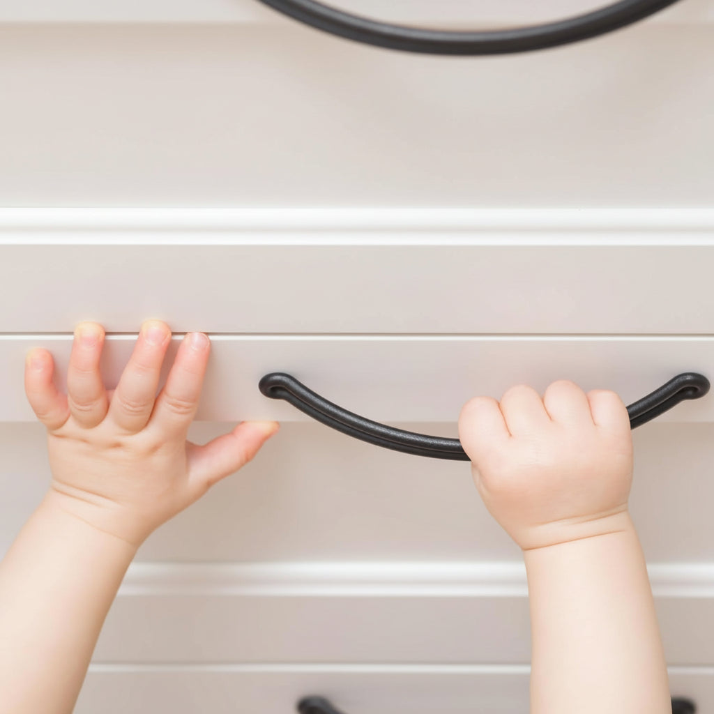 Schrankschlösser Kindersicherung Baby-Sicher Klebeverschluss Unsichtbarer Riegel