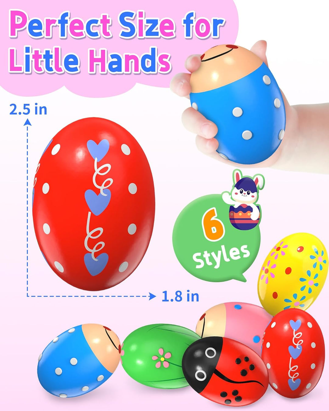 Holzspielzeug Musik Rassel Eier Set Kinder Montessori