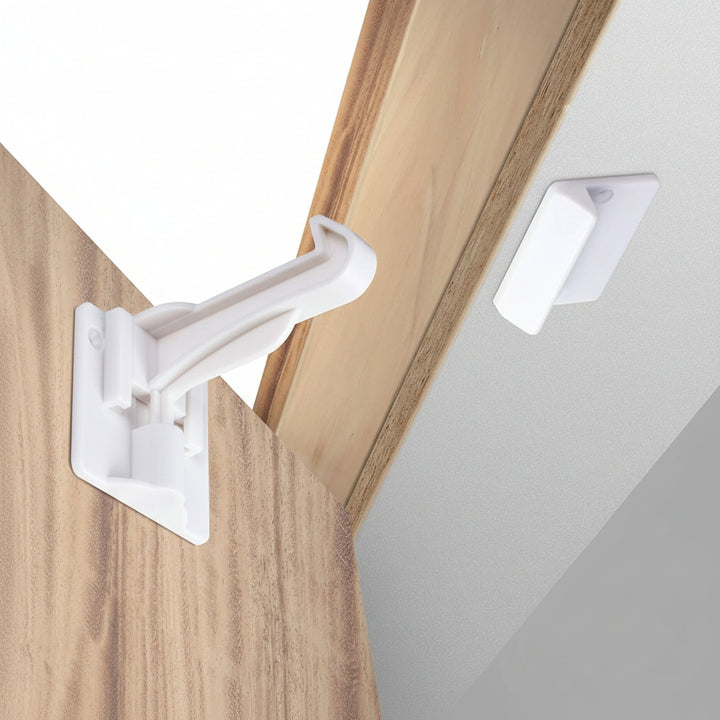 Schrankschlösser Kindersicherung Baby-Sicher Klebeverschluss Unsichtbarer Riegel