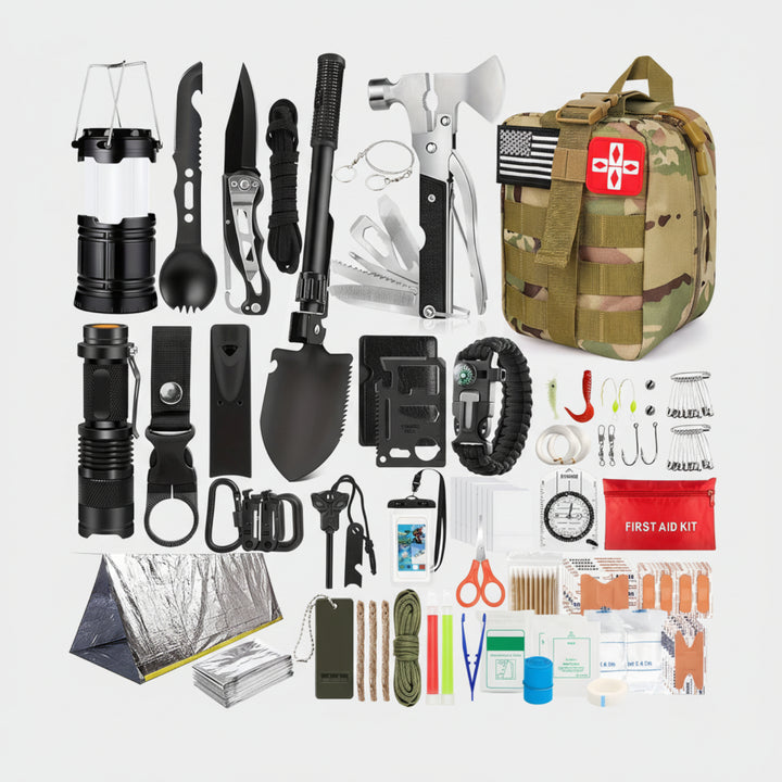 72-Hour Survival Kit Emergency Backpack with First Aid & Outdoor Tools