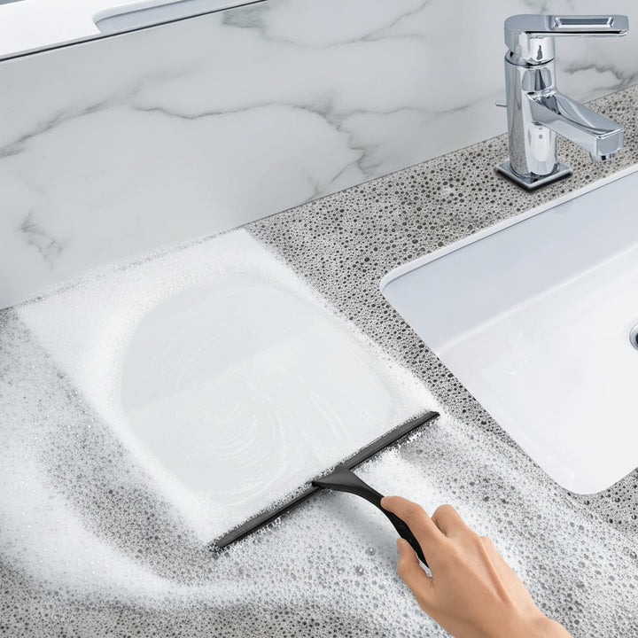 Stainless Steel Shower Squeegee Window Cleaner Streak-Free Glass