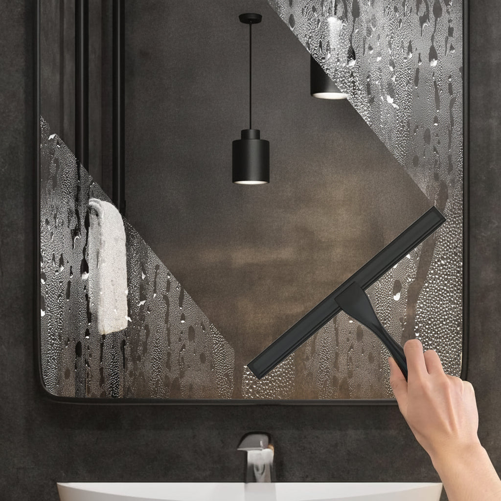 Stainless Steel Shower Squeegee Window Cleaner Streak-Free Glass