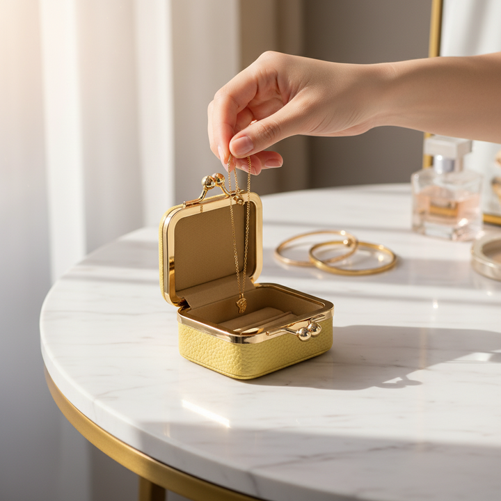 Portagioie da viaggio Organizer compatto Custodia per donna