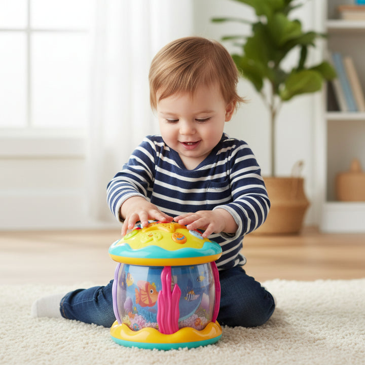 Girotondo Musicale per Bambini con Luci e Rotazione