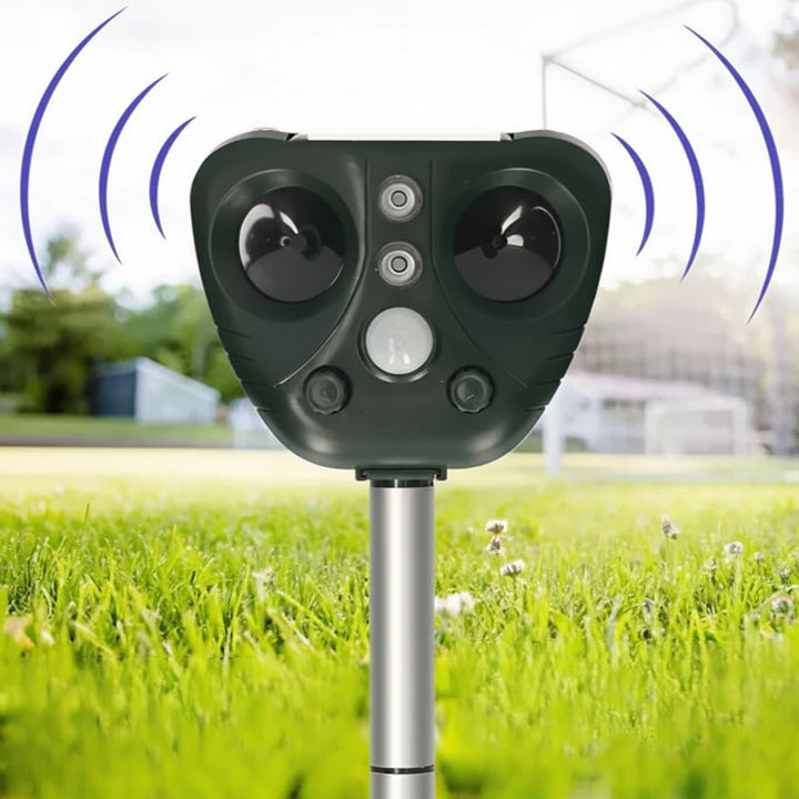 Bird Repeller Solar Ultrasonic Outdoor Garden Stake