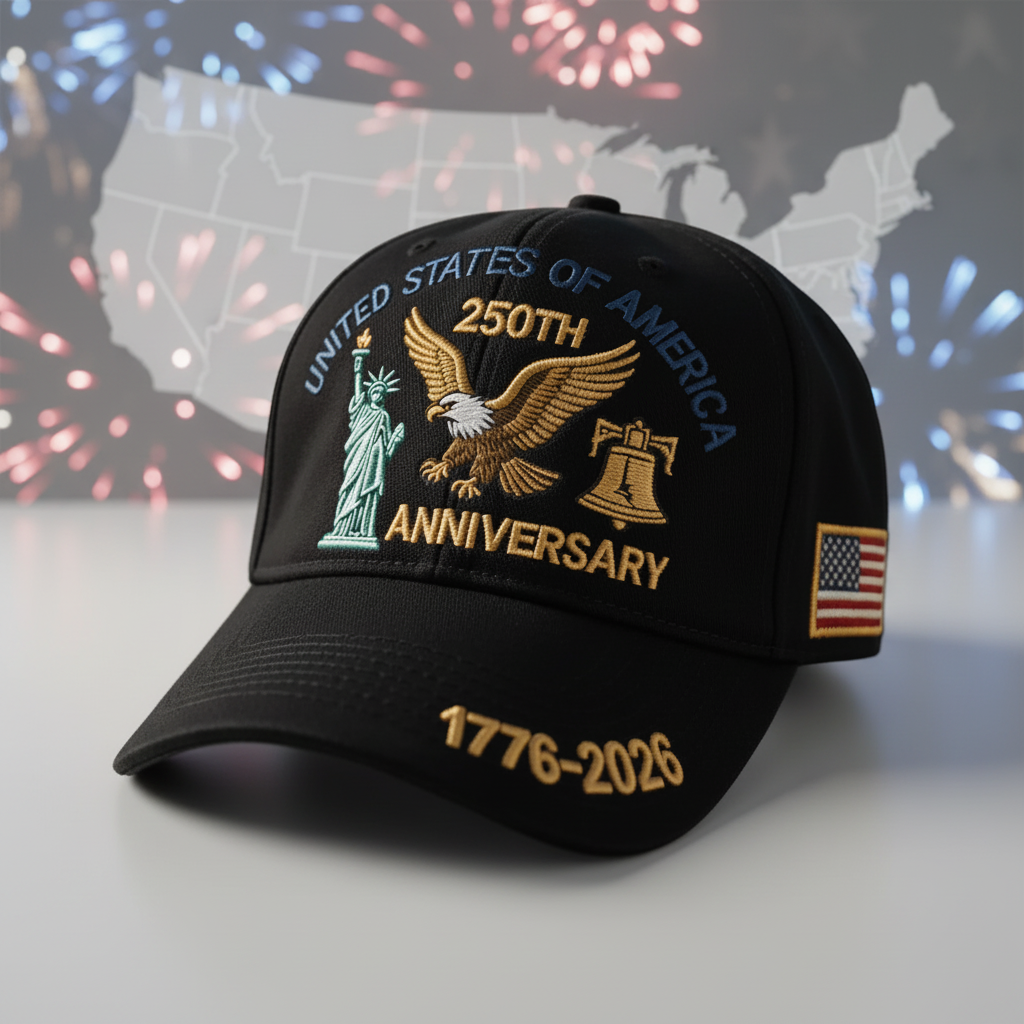 Patriot Baseball Cap 250th Anniversary Commemorative Hat