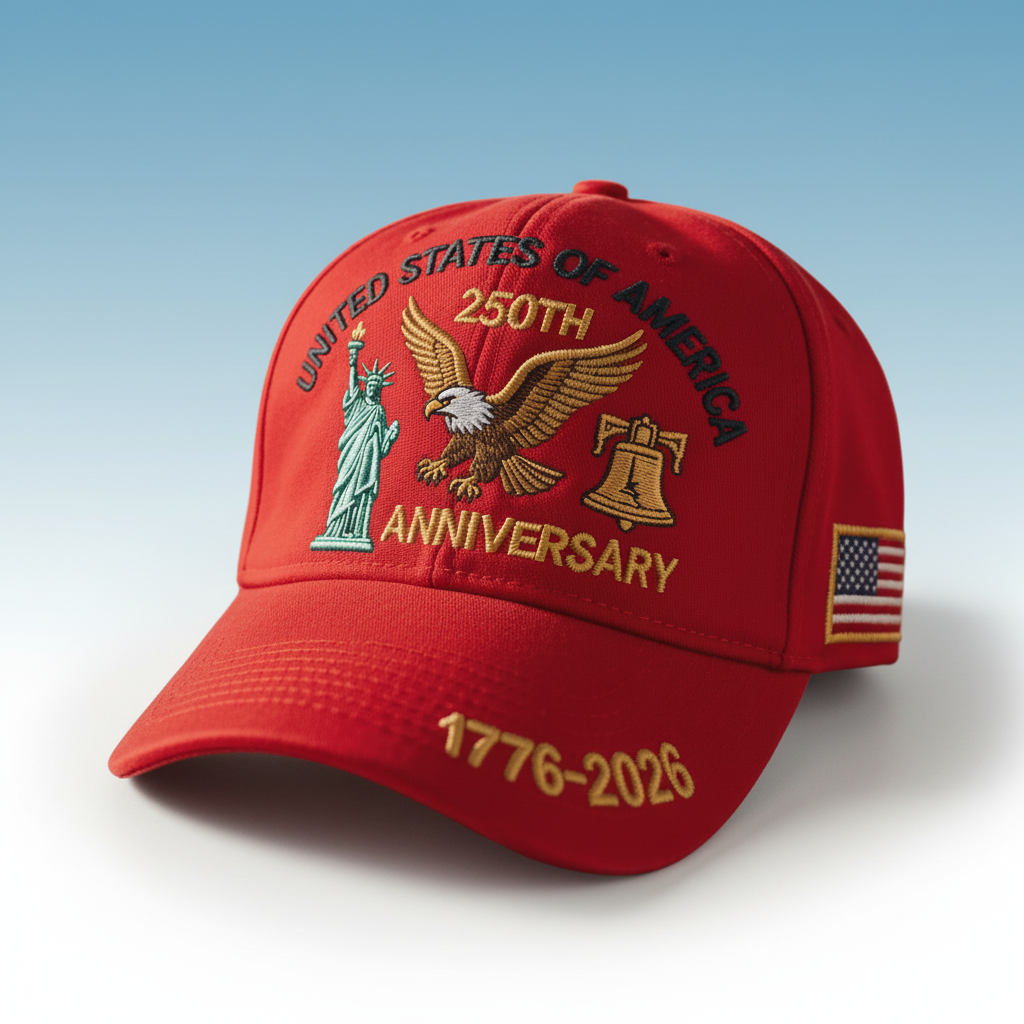 Patriot Baseball Cap 250th Anniversary Commemorative Hat