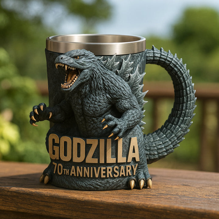3D Monsterfigur Keramik Kaffemugg – Skulpterad Design