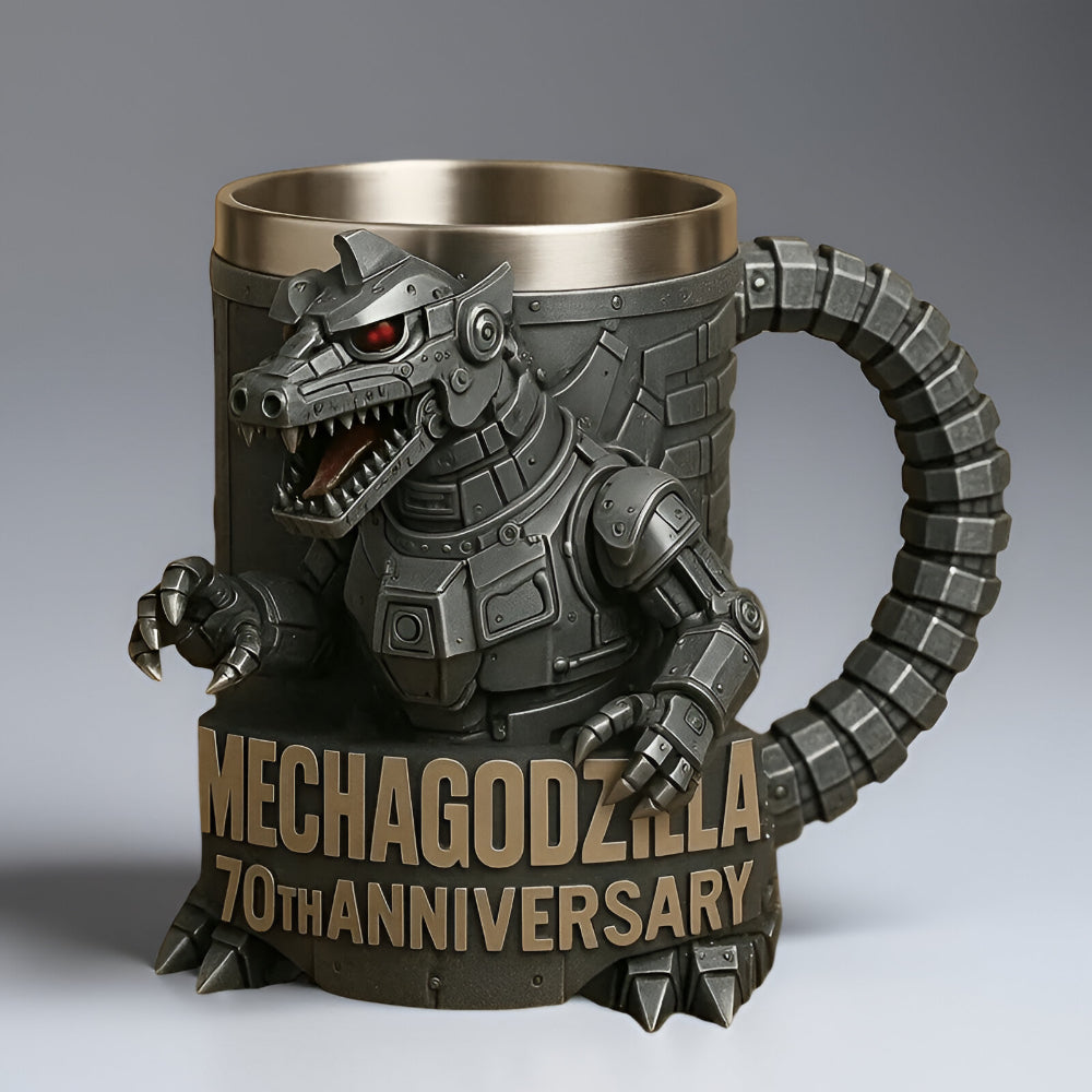 3D Monsterfigur Keramik Kaffemugg – Skulpterad Design