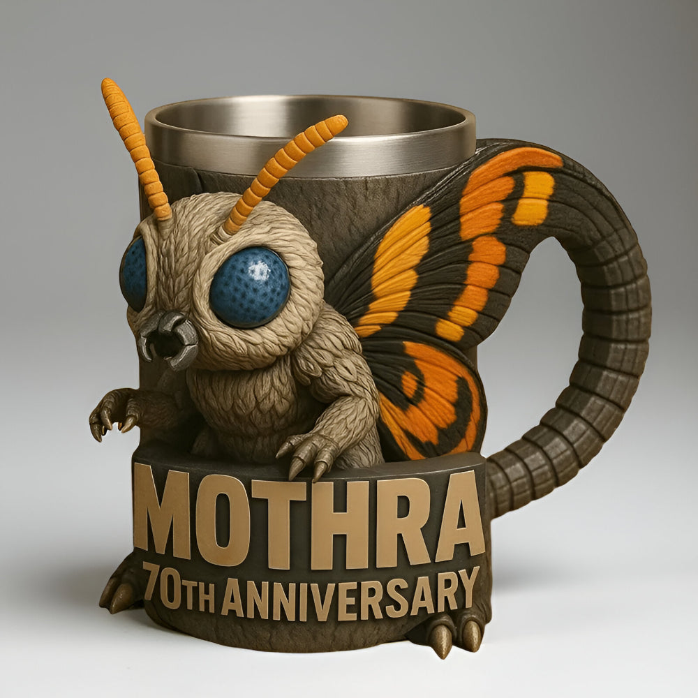 3D Monsterfigur Keramik Kaffemugg – Skulpterad Design