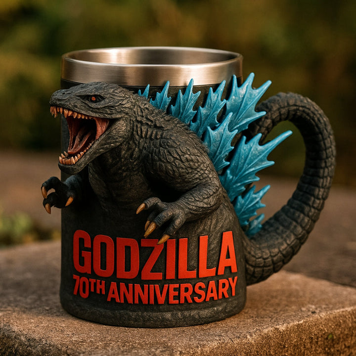 3D Monsterfigur Keramik Kaffemugg – Skulpterad Design