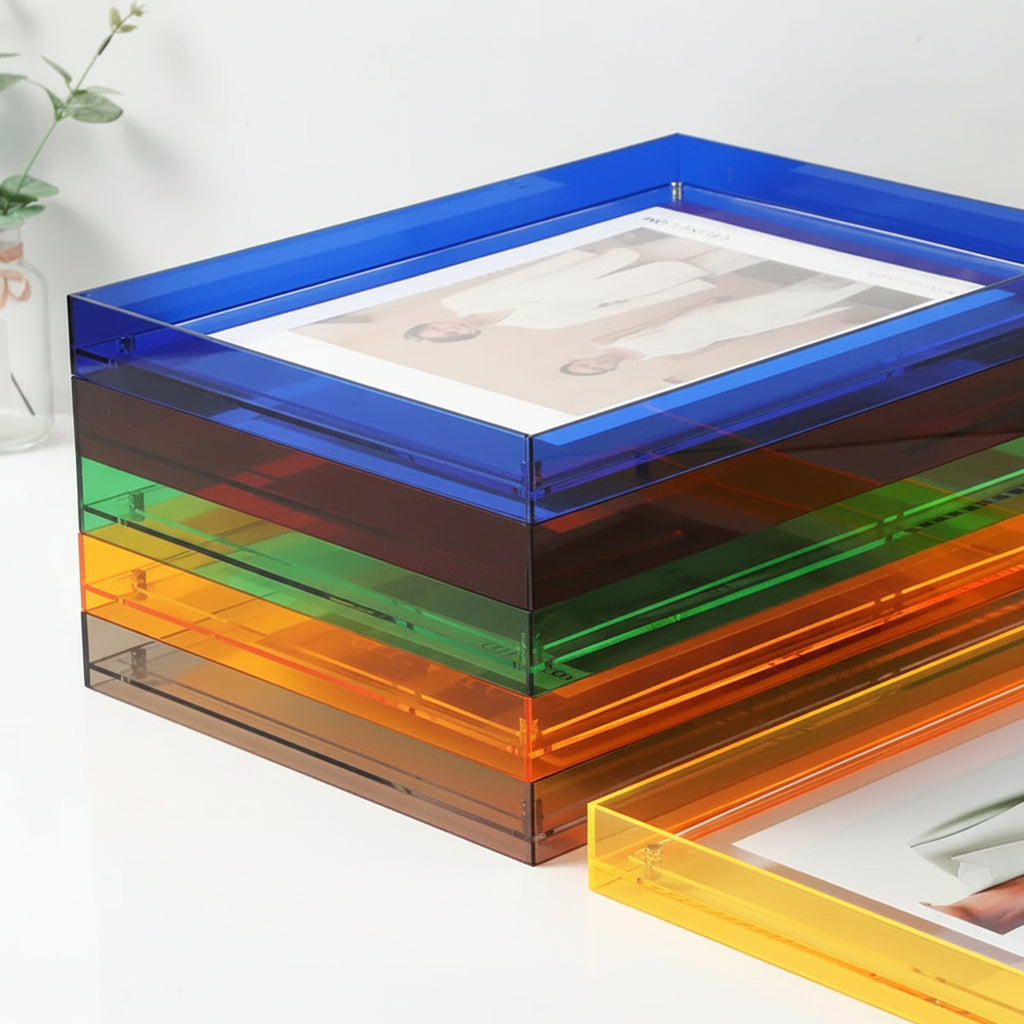 Picture Frame Acrylic Floating Magnetic Tabletop Display