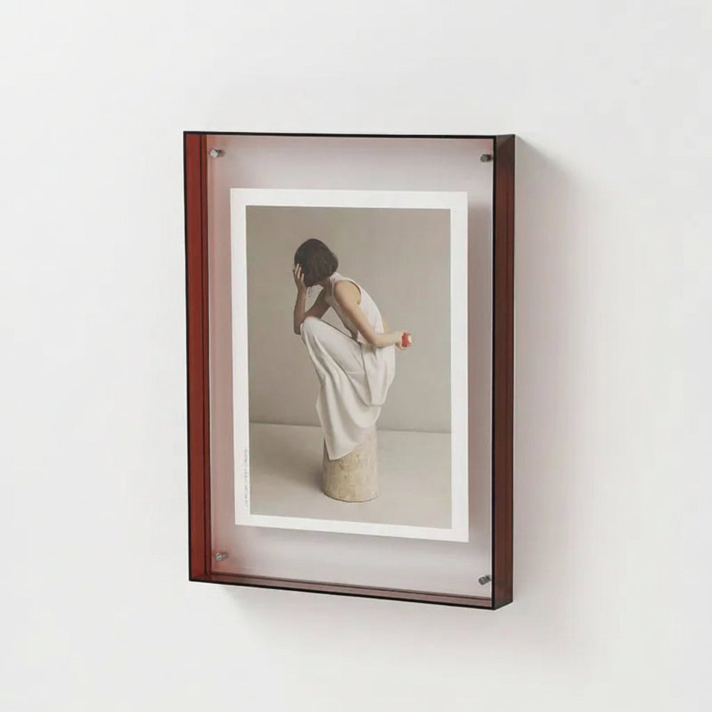 Picture Frame Acrylic Floating Magnetic Tabletop Display