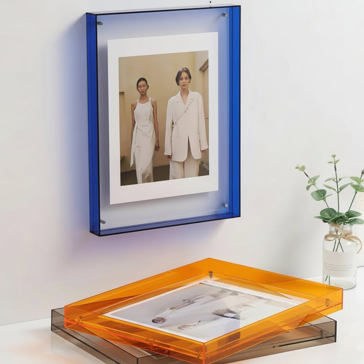 Picture Frame Acrylic Floating Magnetic Tabletop Display