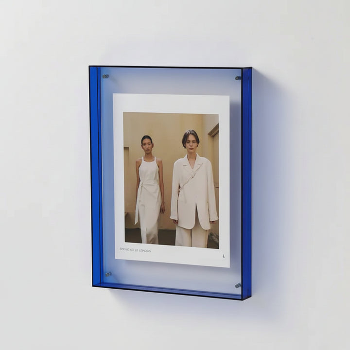 Picture Frame Acrylic Floating Magnetic Tabletop Display