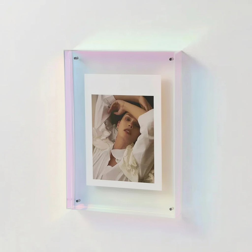 Picture Frame Acrylic Floating Magnetic Tabletop Display