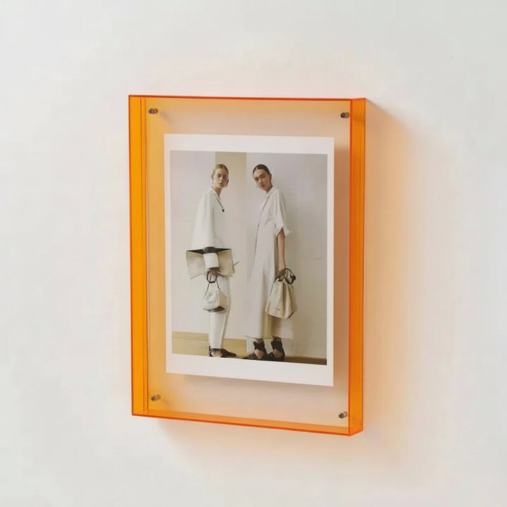 Picture Frame Acrylic Floating Magnetic Tabletop Display