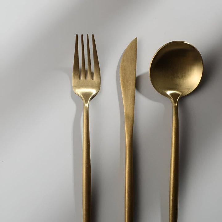 Stainless Steel Flatware Set Modern Modern Flatware Set - Image 10