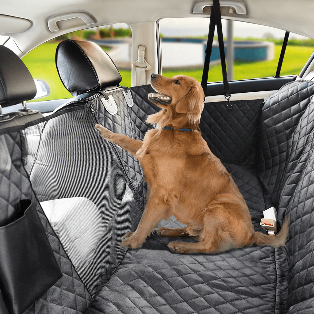 Coprisedile Auto per Cani Impermeabile Antiscivolo Proteggi Sedile