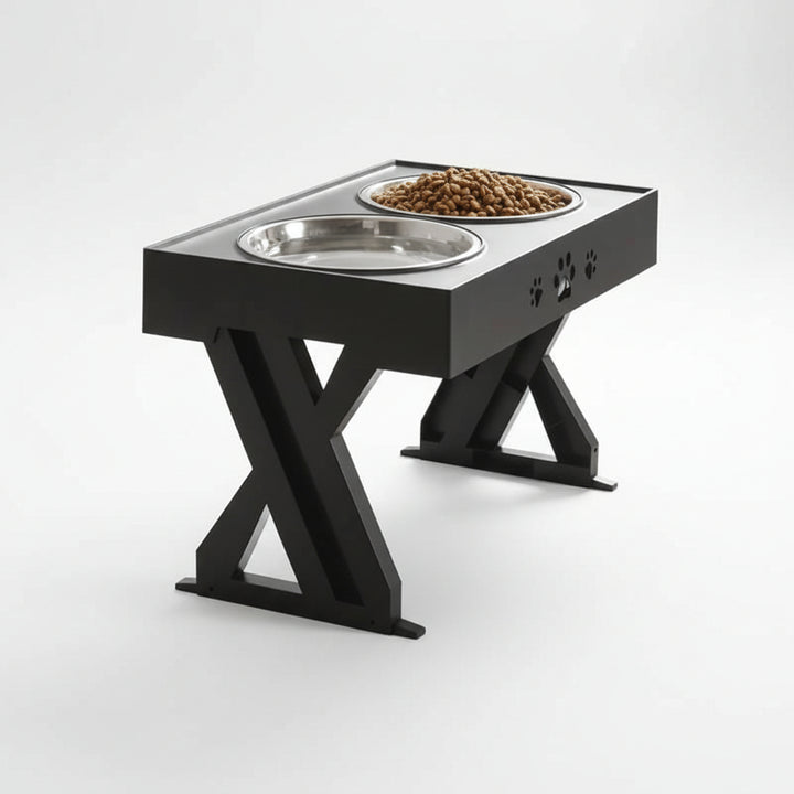 Elevated Dog Bowls – Adjustable Raised Pet Feeder Stand