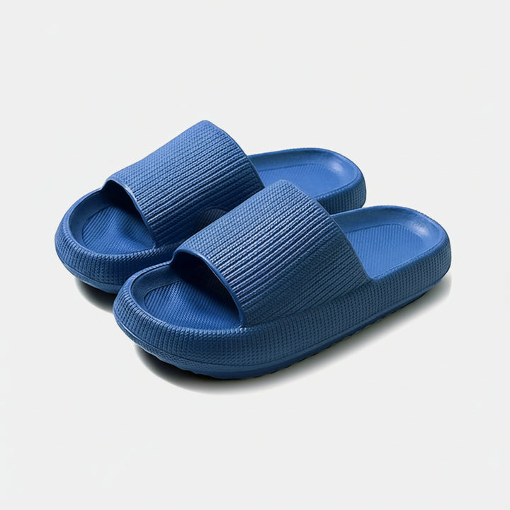 Comfortable Slippers with Foot Support, Adjustable Fit, and Cushioned Sole